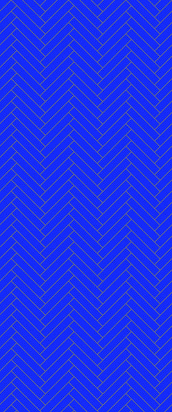 Blue Double Herringbone Tile Acrylic Shower Wall Panel 2440mm x 1220mm (3mm Thick) - CladdTech