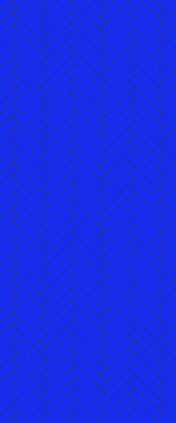 Blue Double Herringbone Tile Acrylic Shower Wall Panel 2440mm x 1220mm (3mm Thick) - CladdTech