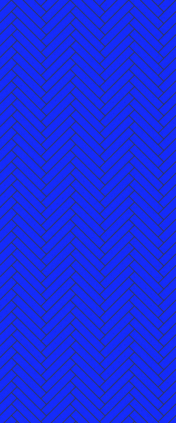 Blue Double Herringbone Tile Acrylic Shower Wall Panel 2440mm x 1220mm (3mm Thick) - CladdTech