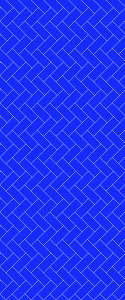 Blue Diagonal Herringbone Tile Acrylic Shower Wall Panel 2440mm x 1220mm (3mm Thick) - CladdTech