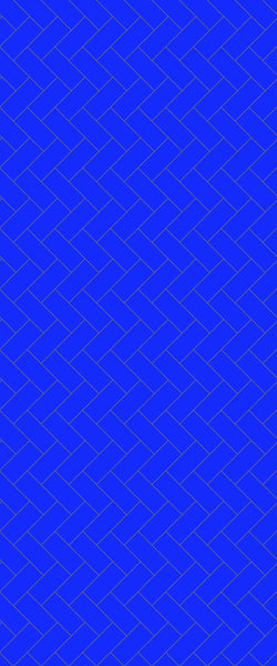 Blue Diagonal Herringbone Tile Acrylic Shower Wall Panel 2440mm x 1220mm (3mm Thick) - CladdTech