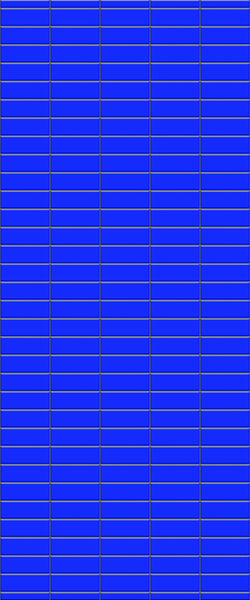 Blue Horizontal Block Acrylic Shower Wall Panel 2440mm x 1220mm (3mm Thick)