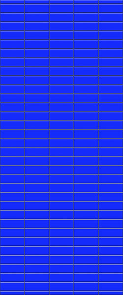 Blue Horizontal Block Acrylic Shower Wall Panel 2440mm x 1220mm (3mm Thick)