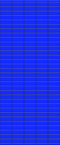 Blue Horizontal Block Acrylic Shower Wall Panel 2440mm x 1220mm (3mm Thick)