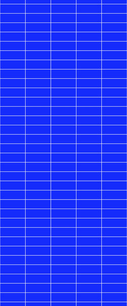 Blue Horizontal Block Acrylic Shower Wall Panel 2440mm x 1220mm (3mm Thick)