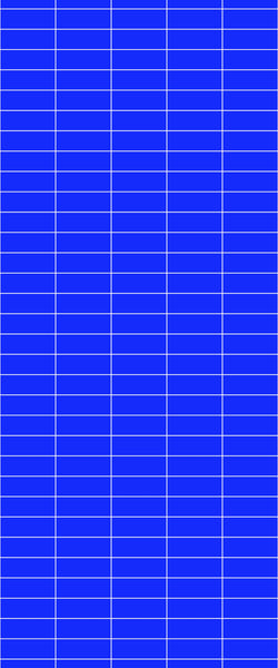 Blue Horizontal Block Acrylic Shower Wall Panel 2440mm x 1220mm (3mm Thick)