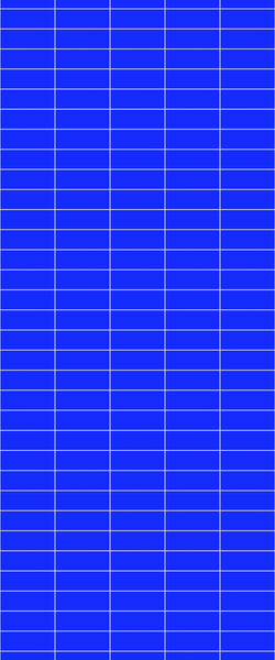 Blue Horizontal Block Acrylic Shower Wall Panel 2440mm x 1220mm (3mm Thick)