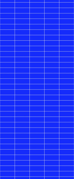 Blue Horizontal Block Acrylic Shower Wall Panel 2440mm x 1220mm (3mm Thick)