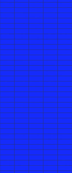 Blue Horizontal Block Acrylic Shower Wall Panel 2440mm x 1220mm (3mm Thick)