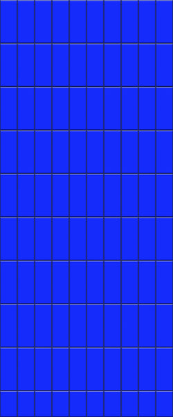 Blue Vertical Block Acrylic Shower Wall Panel 2440mm x 1220mm (3mm Thick) - CladdTech