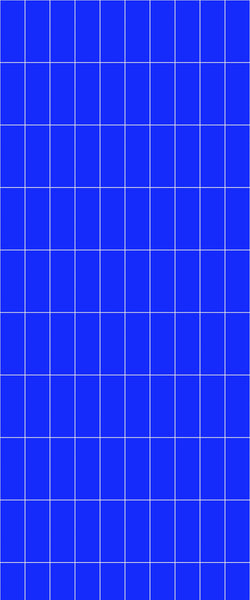 Blue Vertical Block Acrylic Shower Wall Panel 2440mm x 1220mm (3mm Thick) - CladdTech