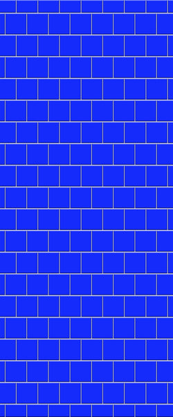 Blue Large Squares Acrylic Shower Wall Panel 2440mm x 1220mm (3mm Thick) - CladdTech