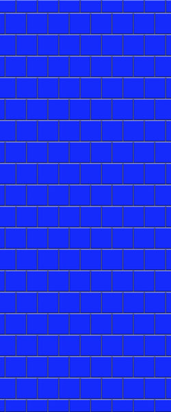 Blue Large Squares Acrylic Shower Wall Panel 2440mm x 1220mm (3mm Thick) - CladdTech