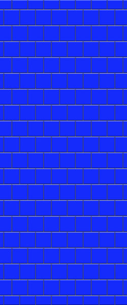 Blue Large Squares Acrylic Shower Wall Panel 2440mm x 1220mm (3mm Thick) - CladdTech