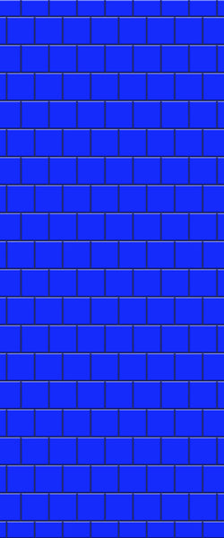 Blue Large Squares Acrylic Shower Wall Panel 2440mm x 1220mm (3mm Thick) - CladdTech