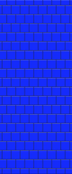 Blue Large Squares Acrylic Shower Wall Panel 2440mm x 1220mm (3mm Thick) - CladdTech