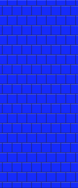 Blue Large Squares Acrylic Shower Wall Panel 2440mm x 1220mm (3mm Thick) - CladdTech