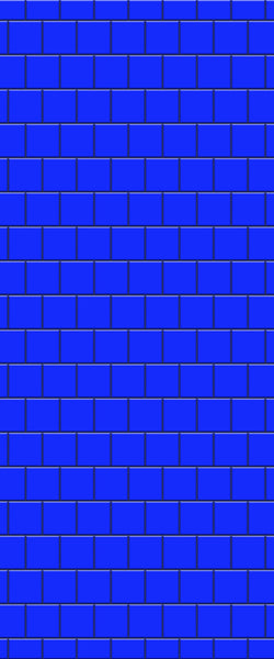 Blue Large Squares Acrylic Shower Wall Panel 2440mm x 1220mm (3mm Thick) - CladdTech