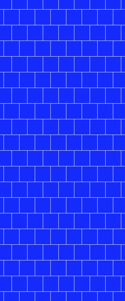 Blue Large Squares Acrylic Shower Wall Panel 2440mm x 1220mm (3mm Thick) - CladdTech