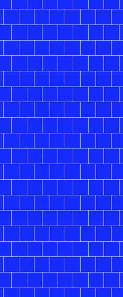 Blue Large Squares Acrylic Shower Wall Panel 2440mm x 1220mm (3mm Thick) - CladdTech