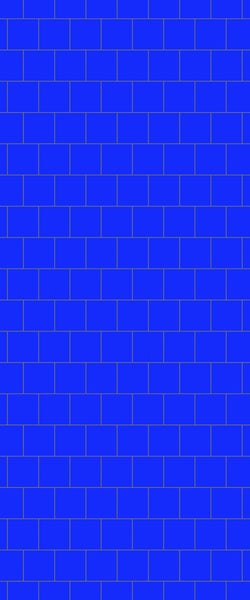 Blue Large Squares Acrylic Shower Wall Panel 2440mm x 1220mm (3mm Thick) - CladdTech