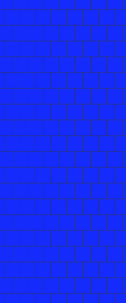 Blue Large Squares Acrylic Shower Wall Panel 2440mm x 1220mm (3mm Thick) - CladdTech