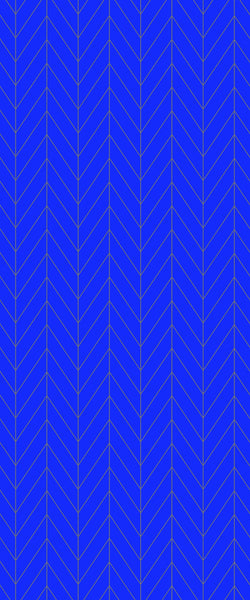 Blue Chevron Acrylic Shower Wall Panel 2440mm x 1220mm (3mm Thick) - CladdTech