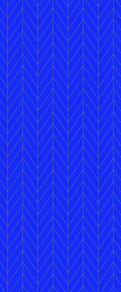 Blue Chevron Acrylic Shower Wall Panel 2440mm x 1220mm (3mm Thick) - CladdTech