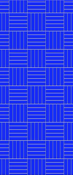 Blue Mosaic Acrylic Shower Wall Panel 2440mm x 1220mm (3mm Thick) - CladdTech