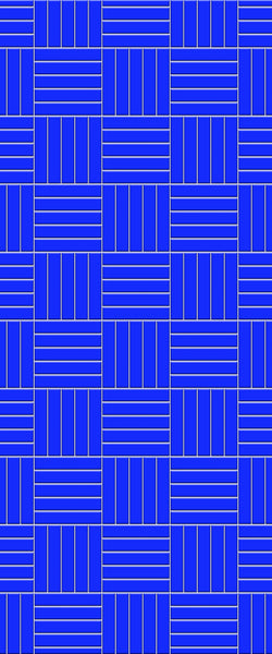 Blue Mosaic Acrylic Shower Wall Panel 2440mm x 1220mm (3mm Thick) - CladdTech