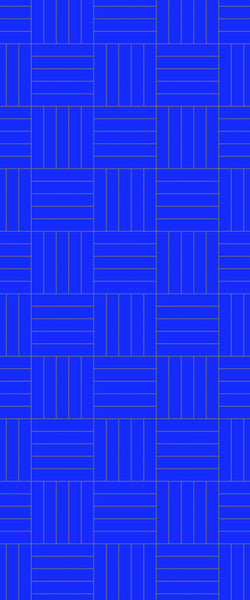 Blue Mosaic Acrylic Shower Wall Panel 2440mm x 1220mm (3mm Thick) - CladdTech