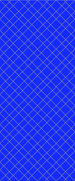 Blue Basket Weave Acrylic Shower Wall Panel 2440mm x 1220mm (3mm Thick) - CladdTech