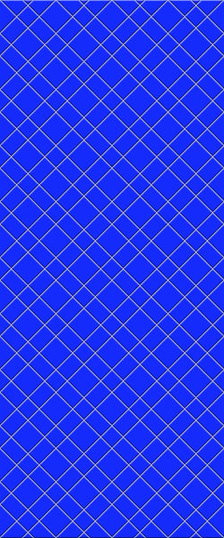 Blue Basket Weave Acrylic Shower Wall Panel 2440mm x 1220mm (3mm Thick) - CladdTech