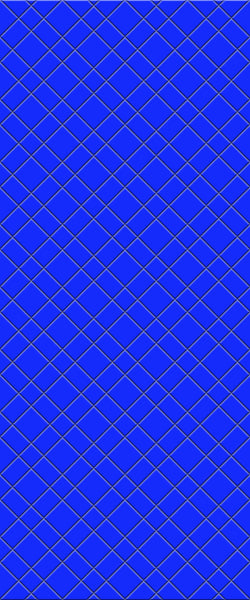 Blue Basket Weave Acrylic Shower Wall Panel 2440mm x 1220mm (3mm Thick) - CladdTech