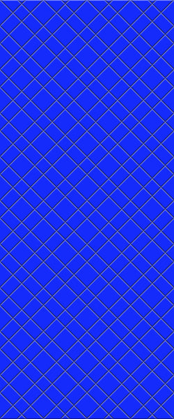 Blue Basket Weave Acrylic Shower Wall Panel 2440mm x 1220mm (3mm Thick) - CladdTech