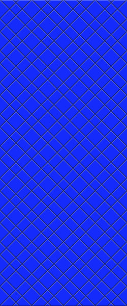 Blue Basket Weave Acrylic Shower Wall Panel 2440mm x 1220mm (3mm Thick) - CladdTech