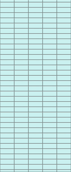 Blue Horizontal Block Acrylic Shower Wall Panel 2440mm x 1220mm (3mm Thick)