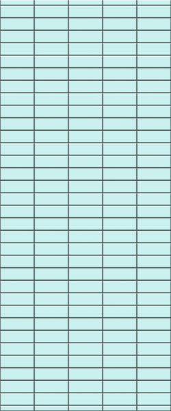 Blue Horizontal Block Acrylic Shower Wall Panel 2440mm x 1220mm (3mm Thick)