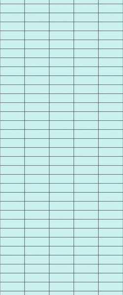 Blue Horizontal Block Acrylic Shower Wall Panel 2440mm x 1220mm (3mm Thick)