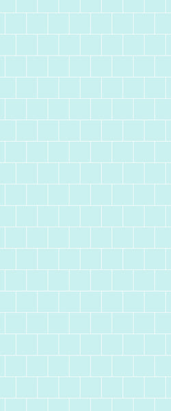 Blue Large Squares Acrylic Shower Wall Panel 2440mm x 1220mm (3mm Thick) - CladdTech