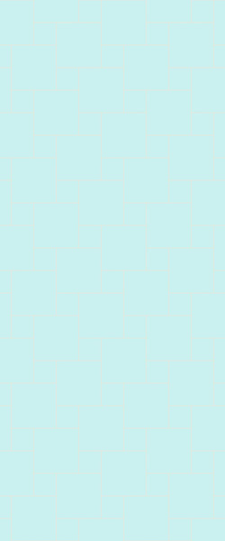 Blue Pin Wheel Tile Acrylic Shower Wall Panel 2440mm x 1220mm (3mm Thick) - CladdTech