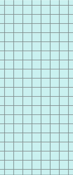 Blue Checkerboard Acrylic Shower Wall Panel 2440mm x 1220mm (3mm Thick) - CladdTech