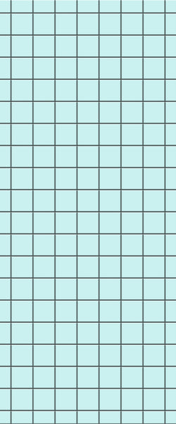 Blue Checkerboard Acrylic Shower Wall Panel 2440mm x 1220mm (3mm Thick) - CladdTech