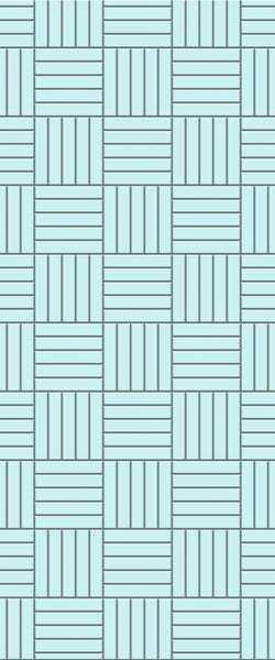 Blue Mosaic Acrylic Shower Wall Panel 2440mm x 1220mm (3mm Thick) - CladdTech