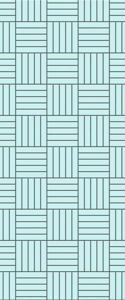 Blue Mosaic Acrylic Shower Wall Panel 2440mm x 1220mm (3mm Thick) - CladdTech