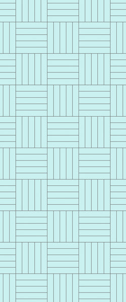 Blue Mosaic Acrylic Shower Wall Panel 2440mm x 1220mm (3mm Thick) - CladdTech