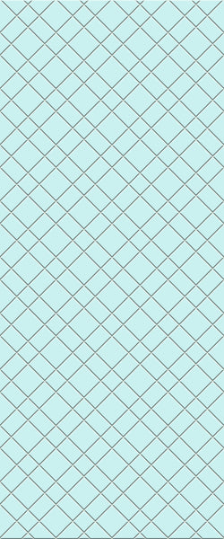 Blue Basket Weave Acrylic Shower Wall Panel 2440mm x 1220mm (3mm Thick) - CladdTech