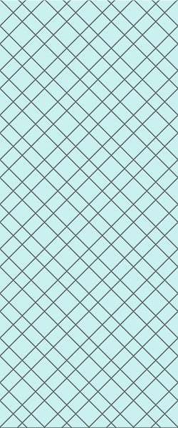 Blue Basket Weave Acrylic Shower Wall Panel 2440mm x 1220mm (3mm Thick) - CladdTech