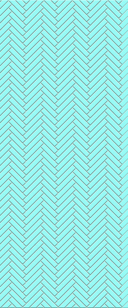 Blue Single Herringbone Tile Acrylic Shower Wall Panel 2440mm x 1220mm (3mm Thick) - CladdTech