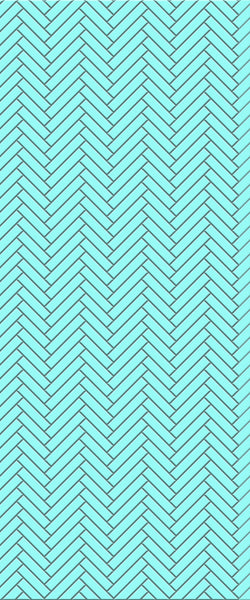 Blue Single Herringbone Tile Acrylic Shower Wall Panel 2440mm x 1220mm (3mm Thick) - CladdTech